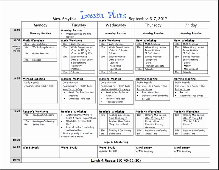Preschool Weekly Lesson Plan Template Elegant Best 25 Lesson Plan Templates Ideas On Pinterest
