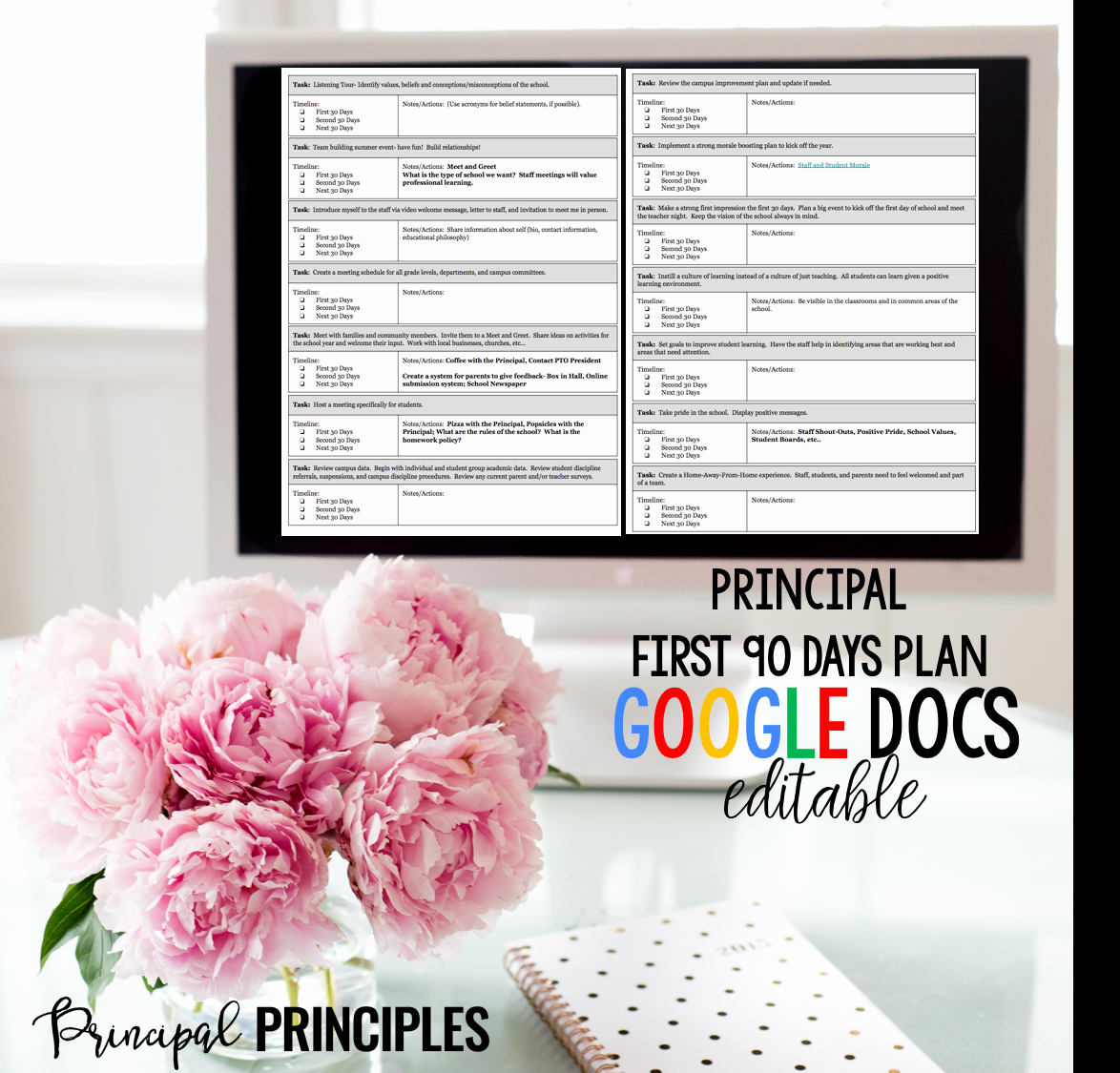 Principal Entry Plan Template Best Of Principal Entry Plan First 90 Days Google Docs Editable