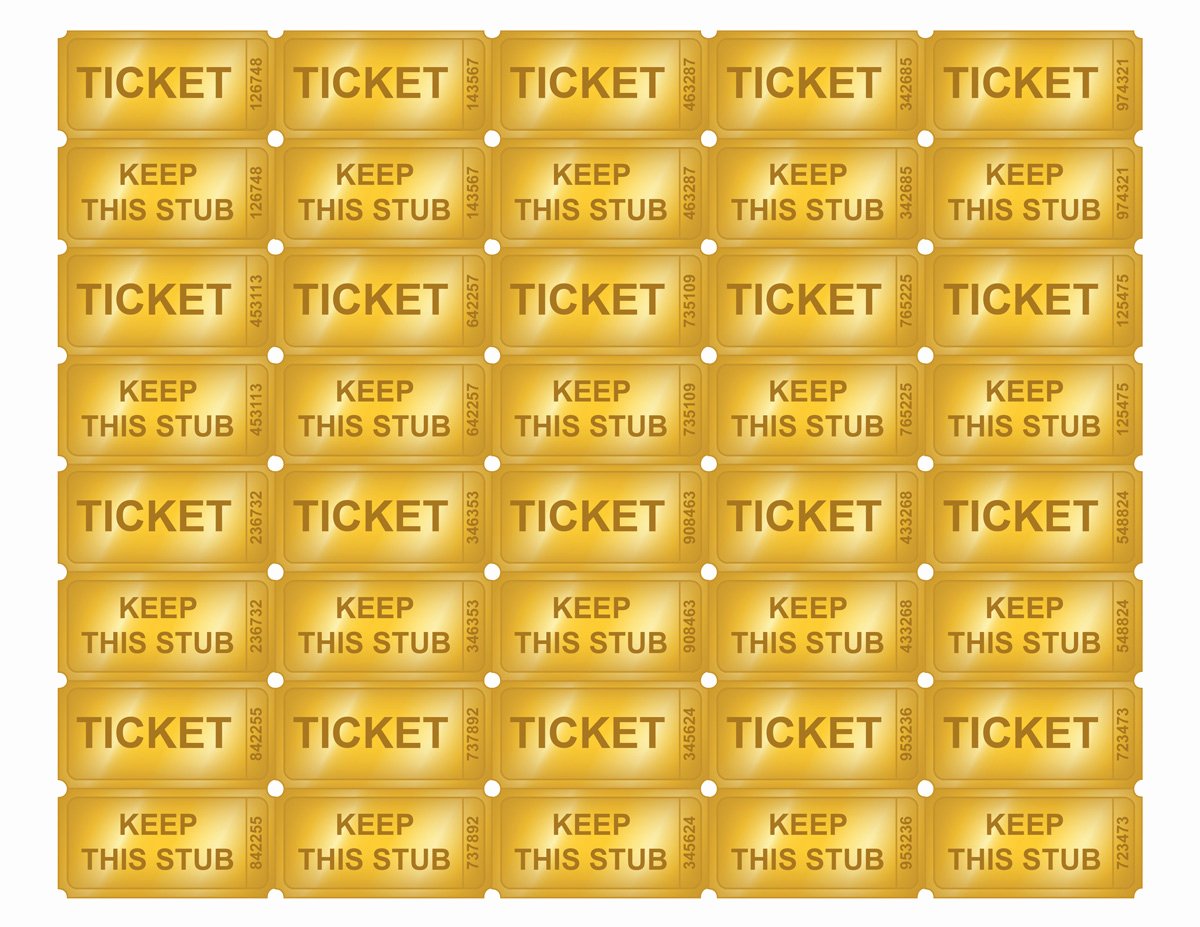 Print Tickets Free Template New Free Printable Golden Ticket Templates