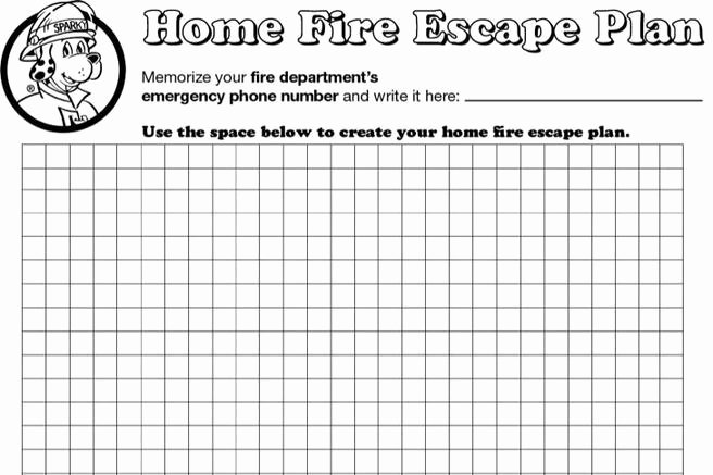 home evacuation plan templates