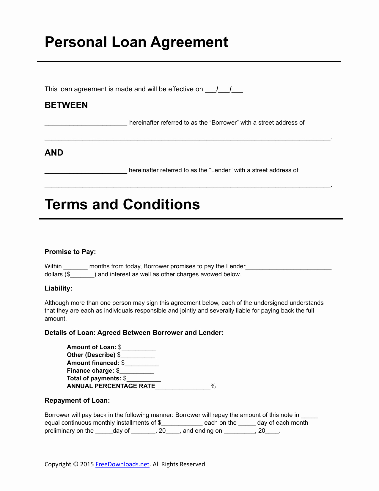 Private Mortgage Payoff Letter Template New Download Personal Loan Agreement Template Pdf