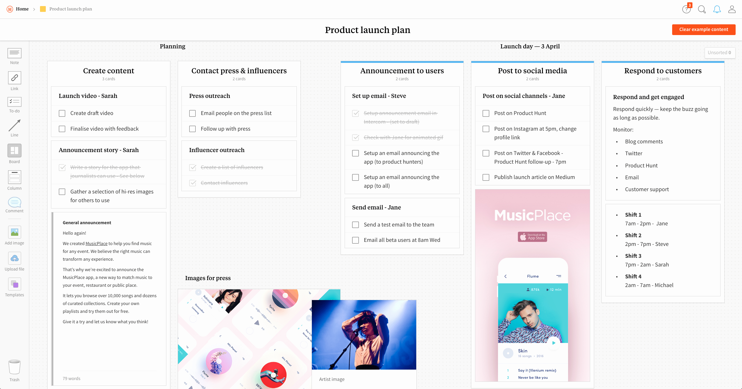 Product Launch Plan Template New Product Launch Plan Template Milanote