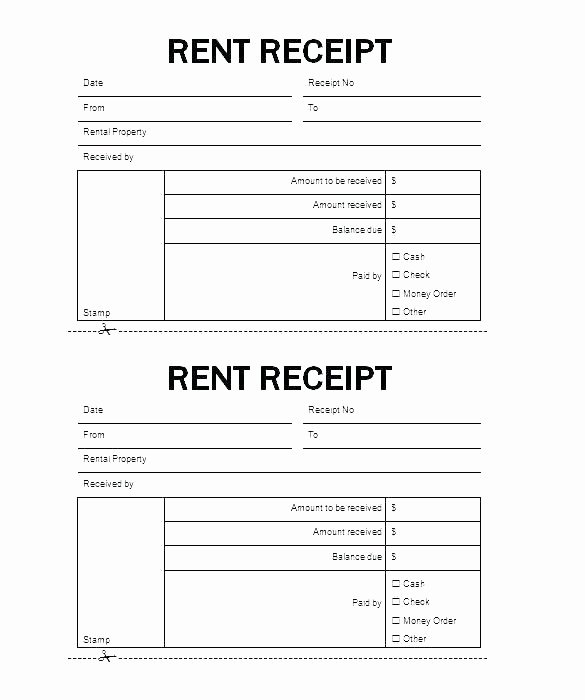 Tenancy Bond Receipt Template Authentic Printable Receipt Templates