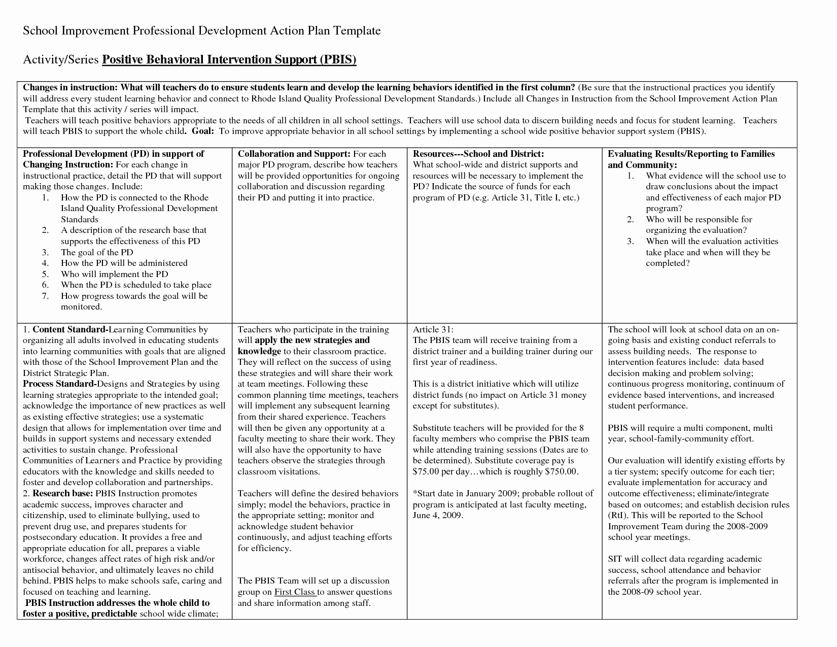 40 Professional Growth Plan Template Hamiltonplastering