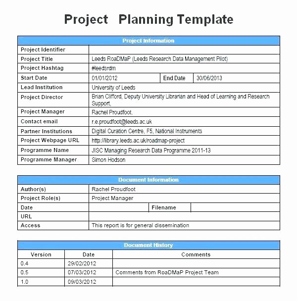 Project Management Plan Template Pmbok Fresh Project Management Plan Template Pmbok