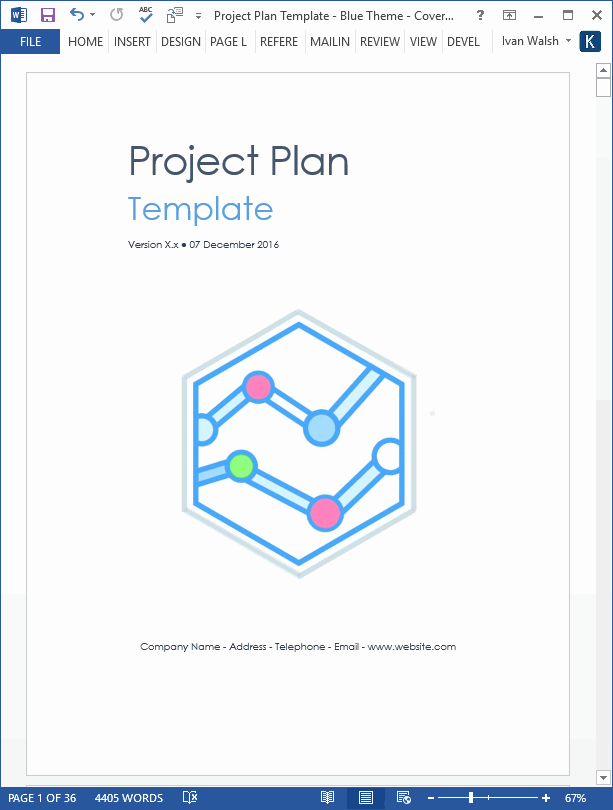 Project Plan Template Word Awesome Project Plan Template – Download Ms Word &amp; Excel forms