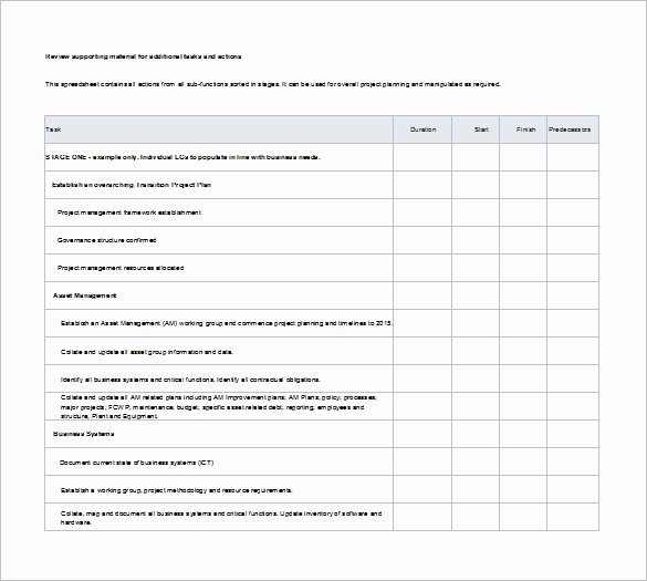 Project Plan Template Word Elegant Project Action Plan Template 11 Free Pdf Word format