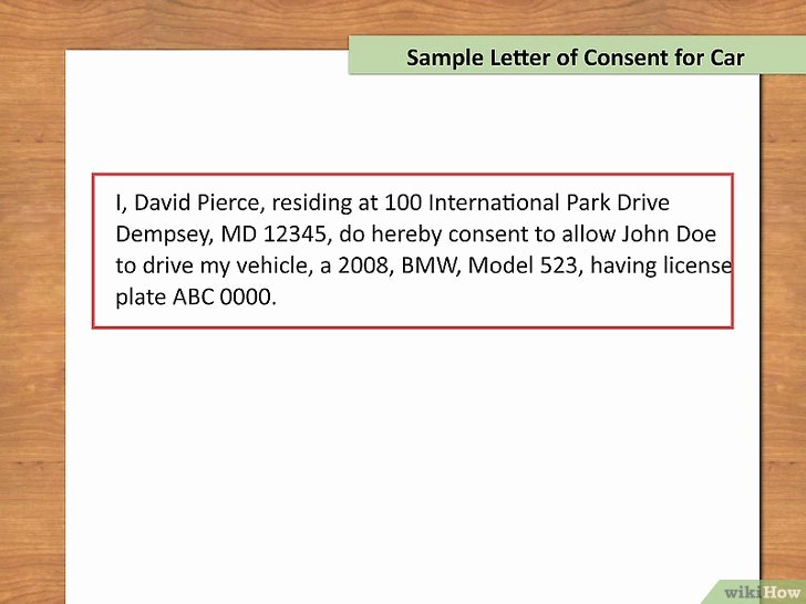 Proof Of Residency Letter for Dmv Inspirational Cómo Escribir Una Carta De Consentimiento 9 Pasos