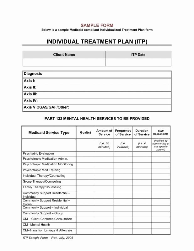 Psychotherapy Treatment Plan Template Elegant Counseling Treatment Plan Template