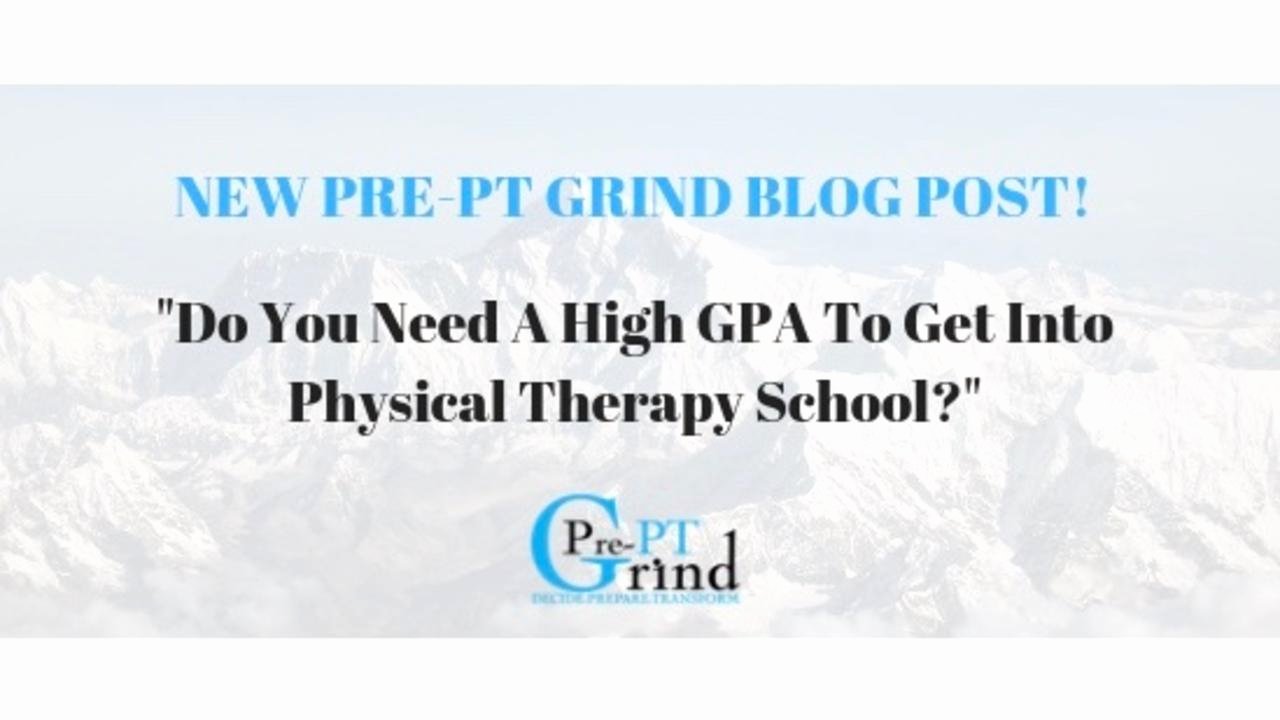 Ptcas Letter Of Recommendation Inspirational Do You Need A High Gpa to Get Into Physical therapy School
