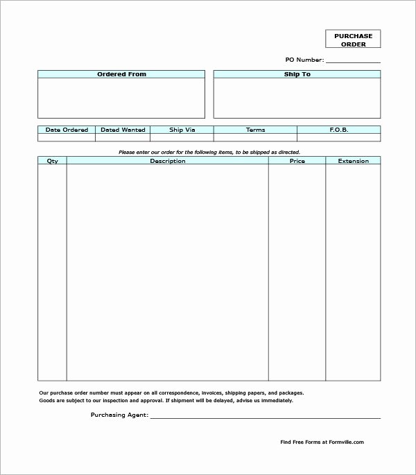 Purchase order Template Microsoft Word Awesome Purchase order Template 10 Download Free Documents In