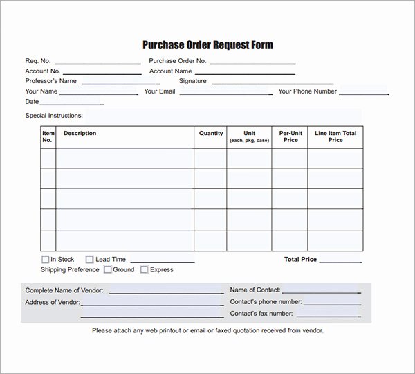 Purchase order Template Microsoft Word Beautiful Purchase order Template 10 Download Free Documents In