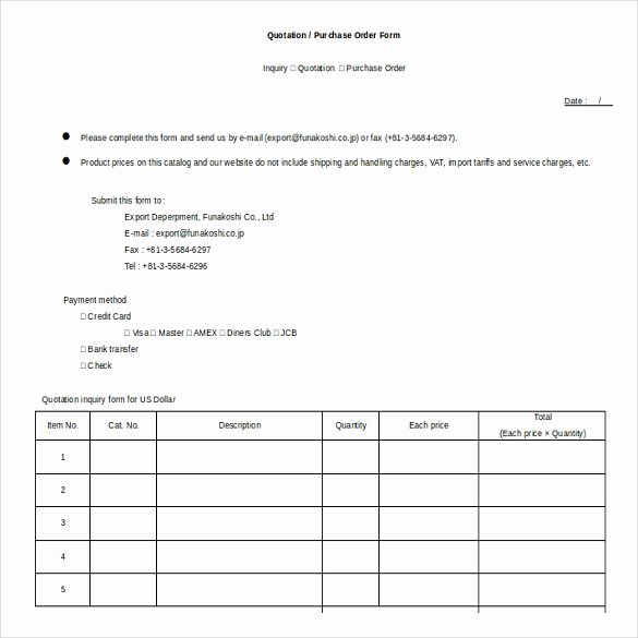 Purchase order Word Template Unique 11 Microsoft Word 2010 Free order Templates Download