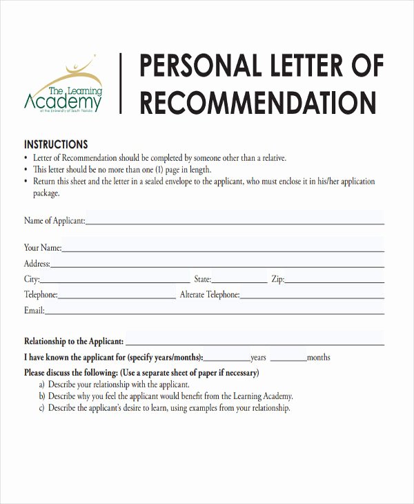 Purdue Letter Of Recommendation Unique 8 Letter Of Re Mendation Samples