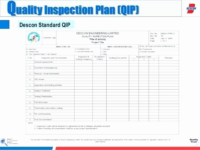 Quality Control Plan Template Excel Awesome Quality Control Sample Resume software assurance Excel