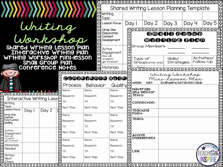 Readers Workshop Lesson Plan Template Inspirational Launching the Writing Workshop Do S and Don Ts the First