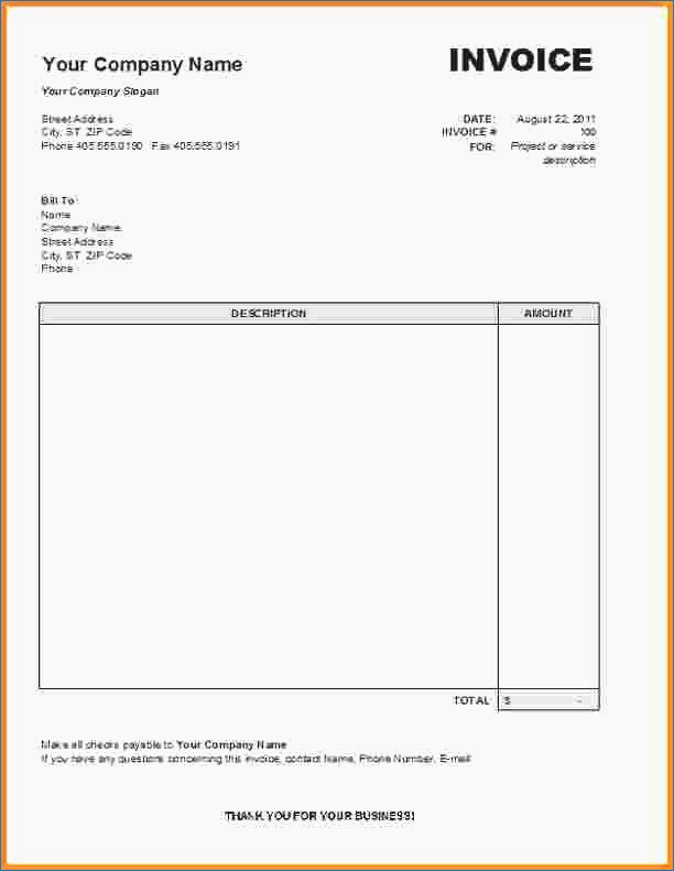 Receipt for Services Rendered Awesome 7 Example Of Invoice for Services Rendered