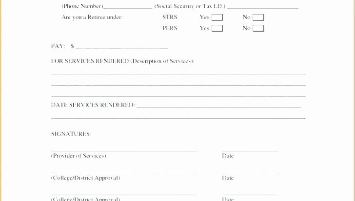 Receipt for Services Rendered Inspirational Receipt for Services Rendered Template