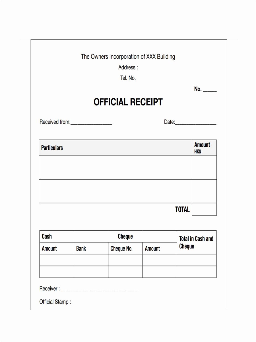 Receipt format for Payment Received Inspirational 26 Receipts Examples &amp; Samples In Pdf