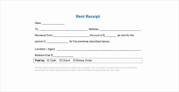 Receipts for Rent Paid Awesome 35 Rental Receipt Templates Doc Pdf Excel
