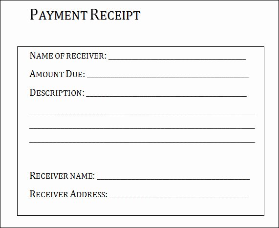 Receipts for Rental Payments Best Of 31 Payment Receipt Samples – Pdf Word Excel Pages