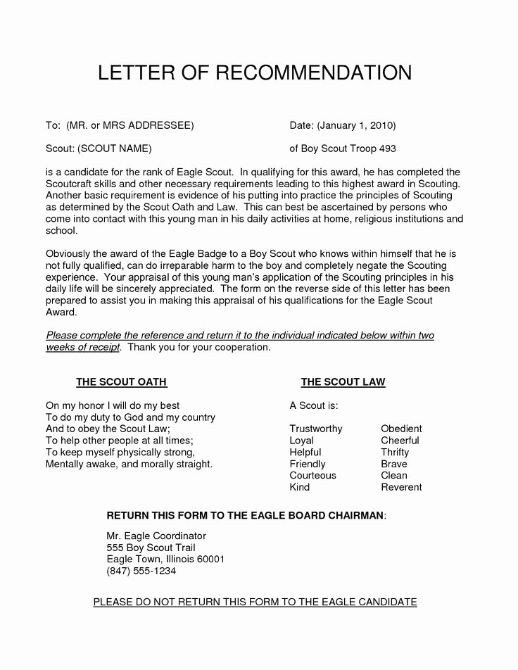 Recommendation Letter for Eagle Scout Best Of 11 Best Eagle Scout Letters Of Re Mendation Images On