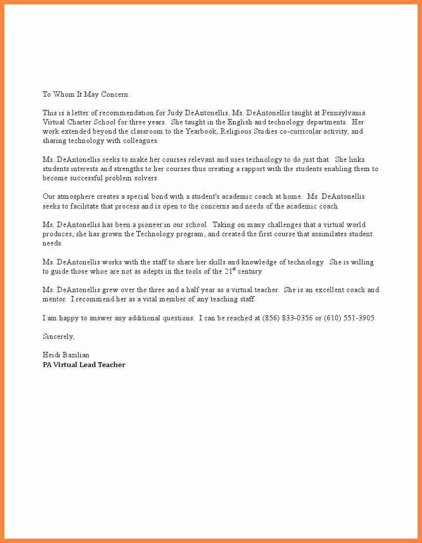 30 Recommendation Letter For Executive Assistant Hamiltonplastering