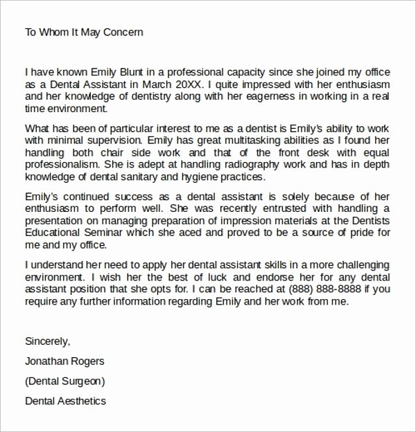 Recommendation Letter for Executive assistant Elegant 8 Administrative assistant Reference Letters Pdf Word