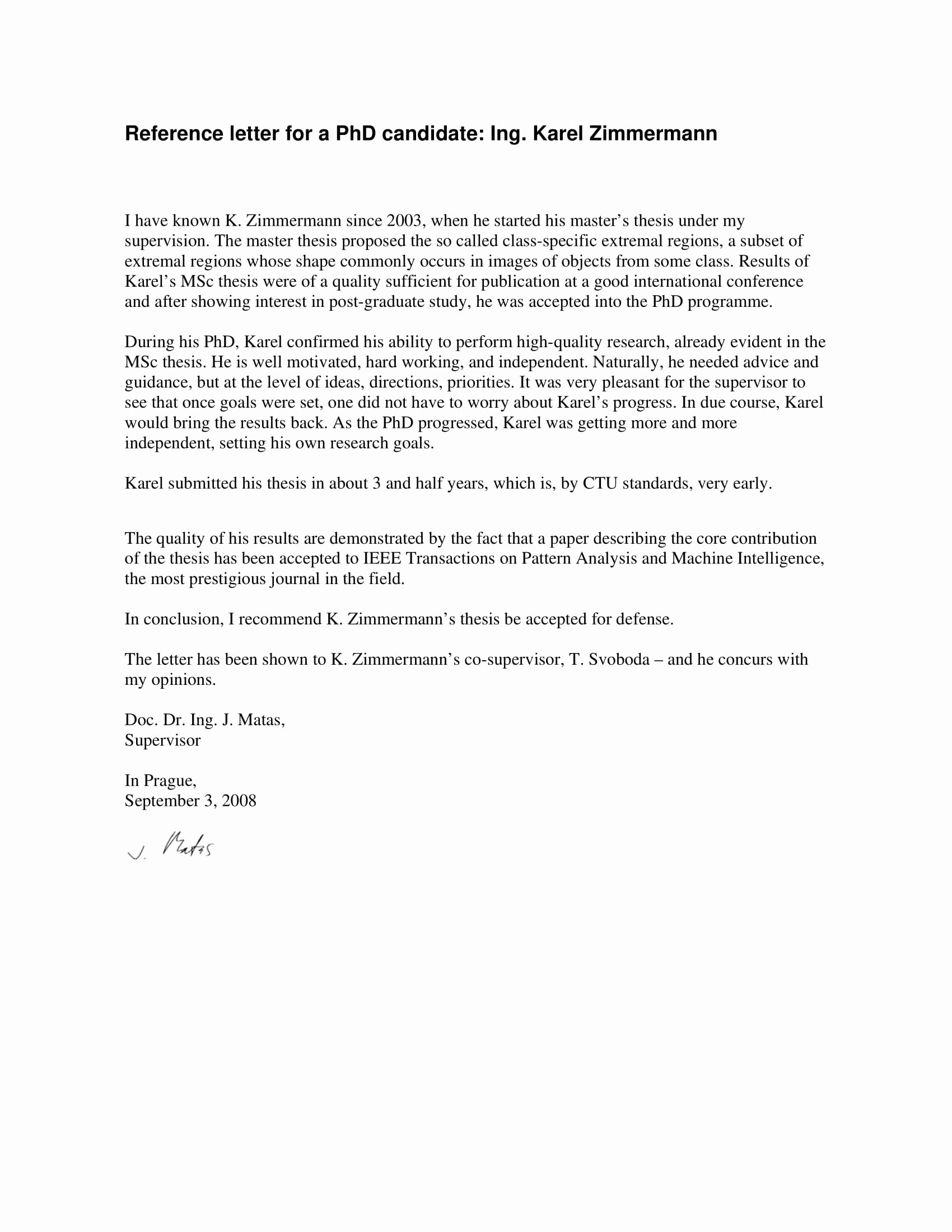 Recommendation Letter for Phd Admission Awesome 19 Reference Letter Examples Pdf