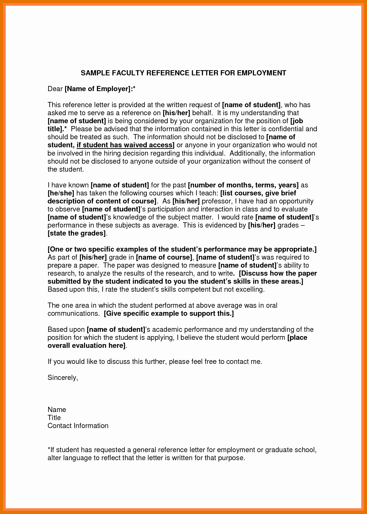Recommendation Letter for Professor Position Inspirational 6 7 Faculty Re Mendation Letter