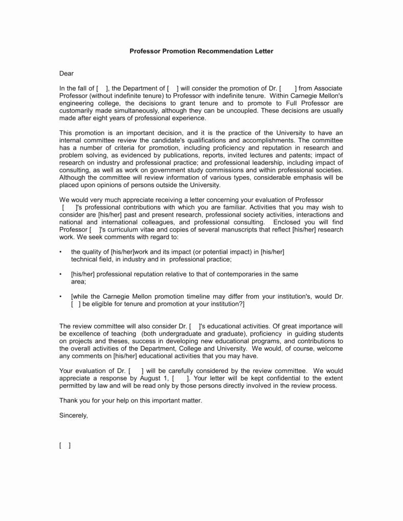 Recommendation Letter for Promotion Fresh 9 Business Promotion Letter Templates Free Samples