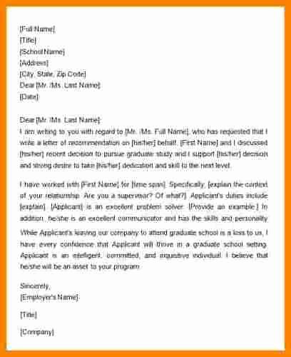Recommendation Letter for Research Beautiful Sample Letter Re Mendation for Graduate School From