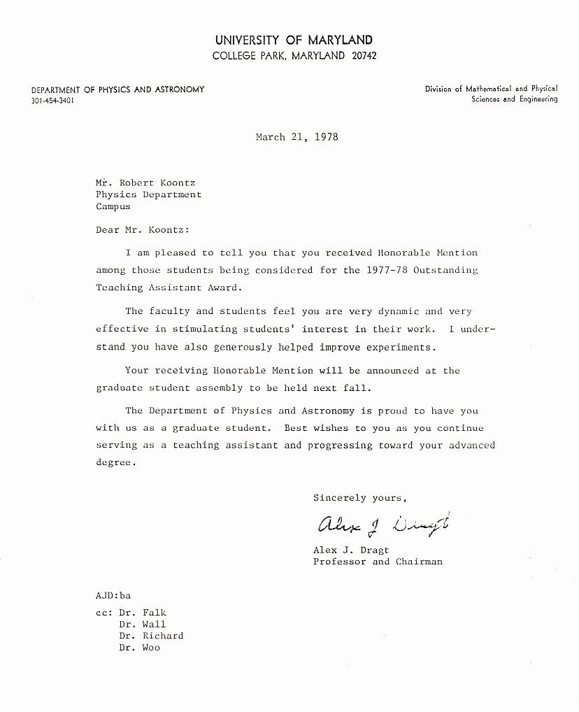 Recommendation Letter for Teaching assistant Best Of News Articles and Other Material Relating to Bob Koontz