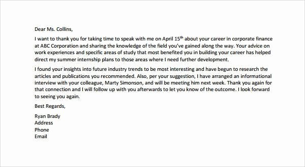 Recommendation Letter Thank You Note Inspirational Thank You Letter for Re Mendation