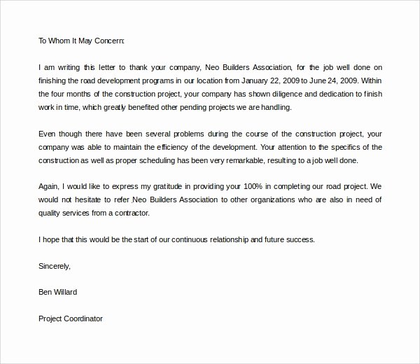 Recommendation Thank You Letter New 17 Thank You Letter Templates