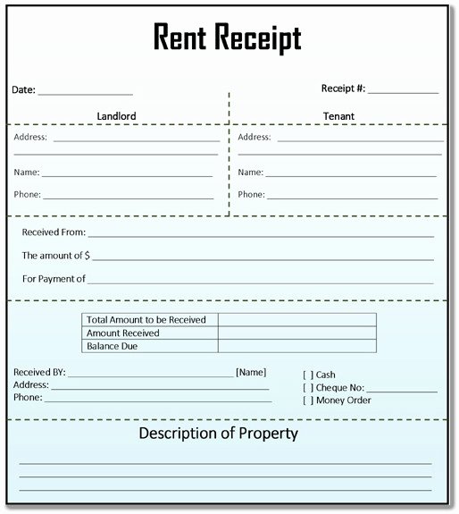 Rent Invoice Template Pdf New 8 House Rent Receipt Template In Doc Pdf format
