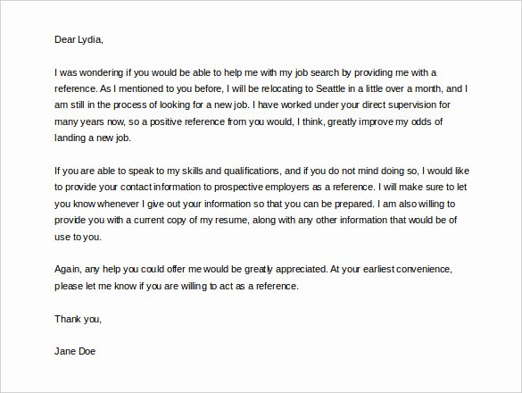 Requesting for Letter Of Recommendation Unique 42 Reference Letter Templates Pdf Doc