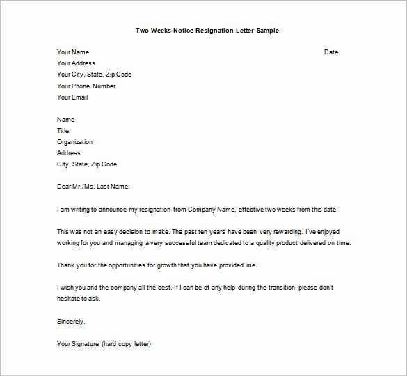 Resignation Letter format Pdf Luxury Resignation Letter Template 17 Free Word Pdf format