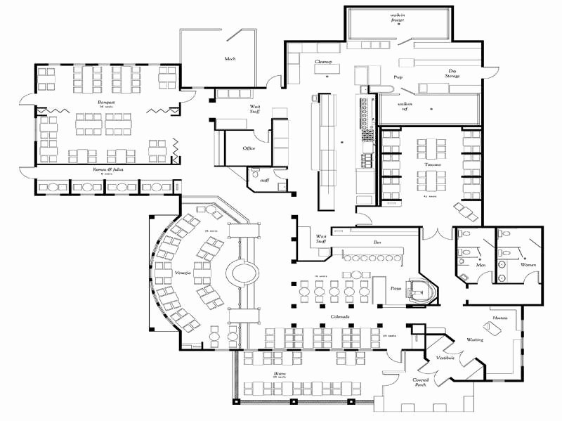 Restaurant Floor Plan Template Unique Key Pieces Of Restaurant Plan – Restaurant Design