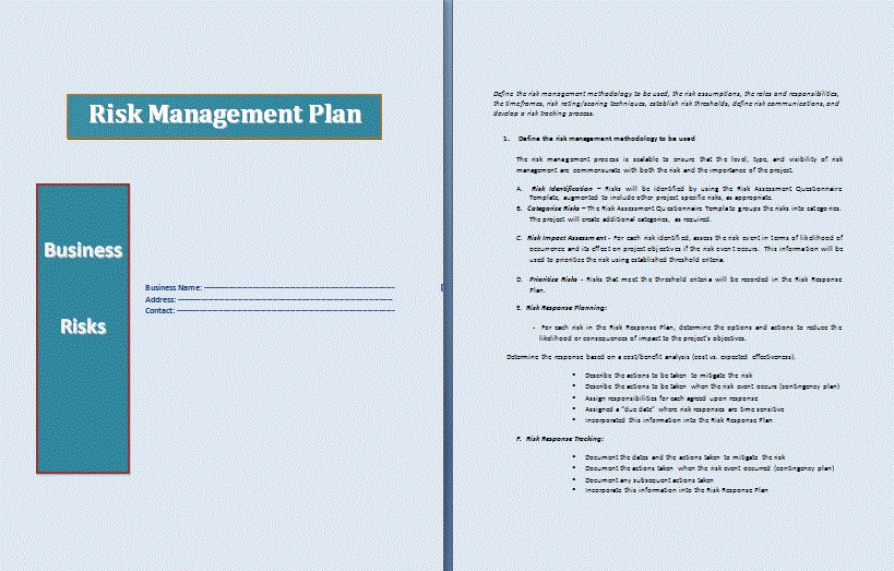 Risk Management Plan Template Lovely Risk Management Plan Template