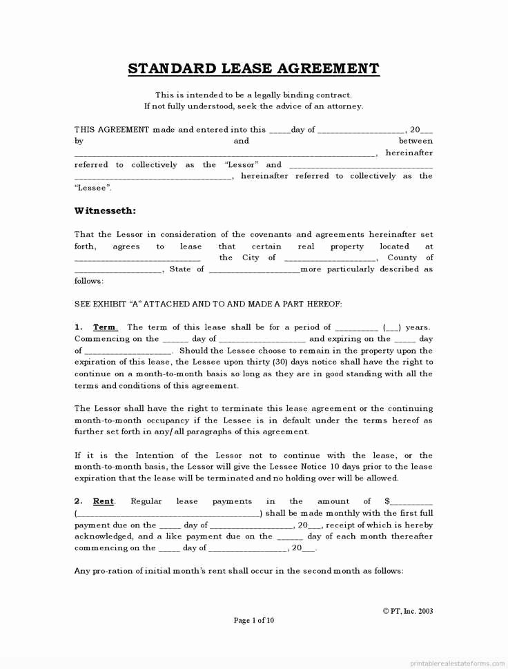 Free Printable Rv Rental Agreement
