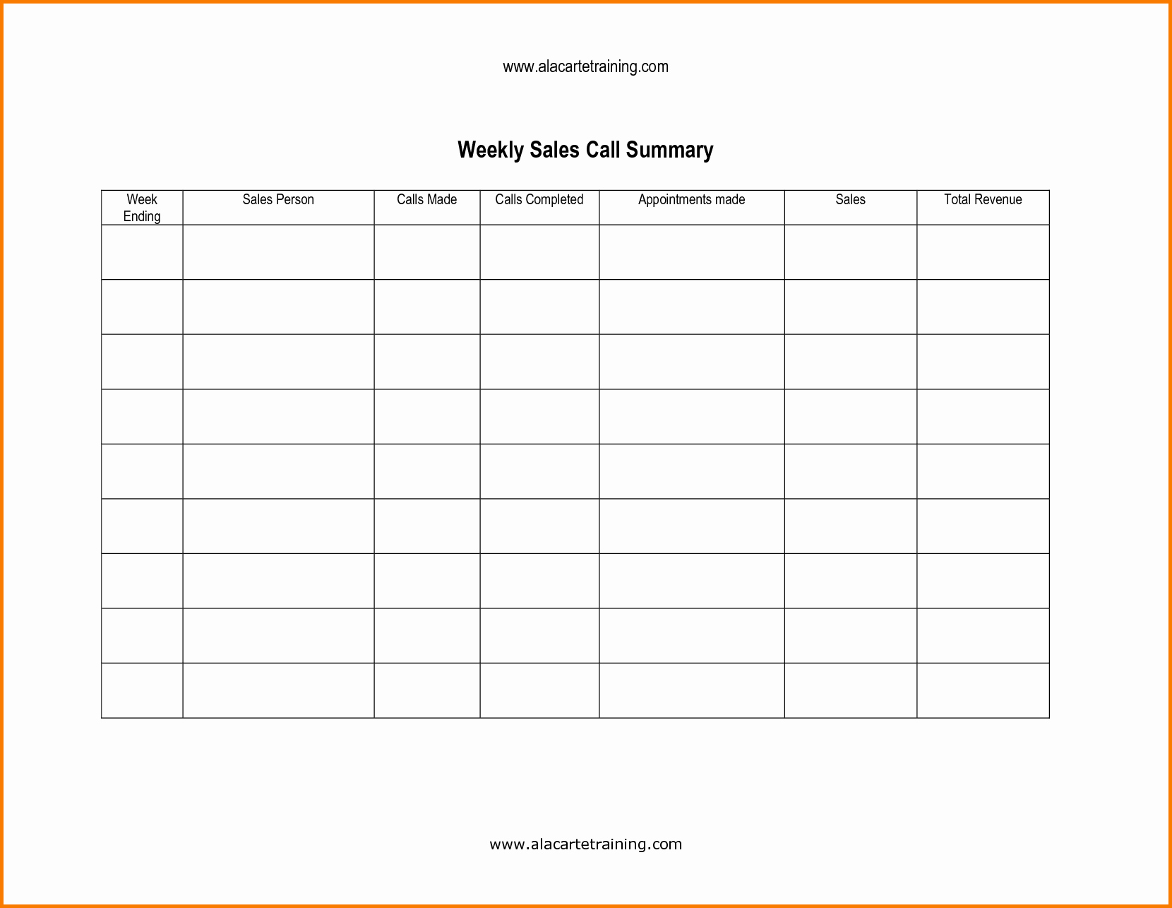 Sales Call Plan Template Awesome 29 Of Call Report Template Monthly