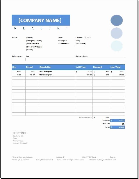 Sales Receipt Template Excel Awesome Sales Receipt Templates for Ms Word &amp; Excel