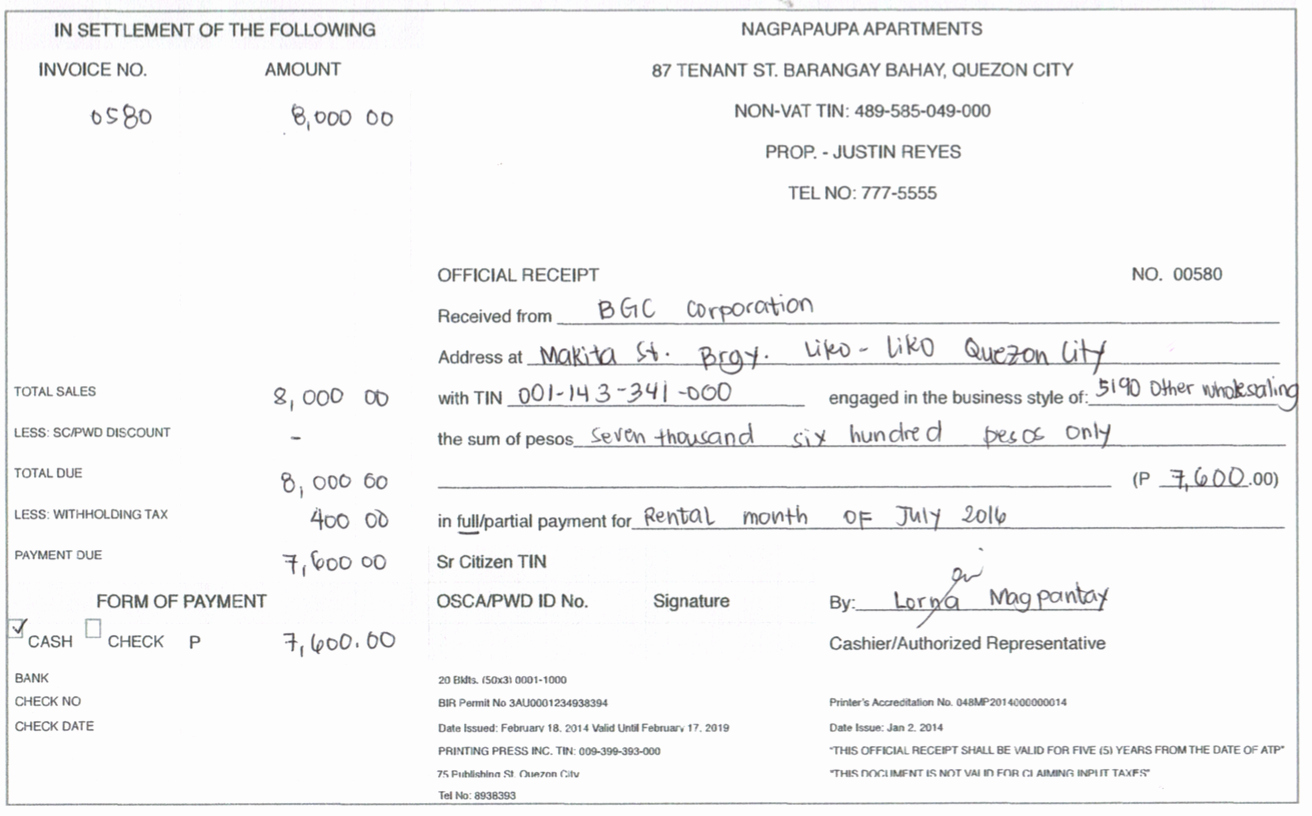 35 Sales Receipt Vs Invoice Hamiltonplastering