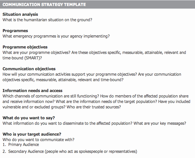 Sample Crisis Communication Plan Template New Crisis Munication Strategy Example Disaster Recovery