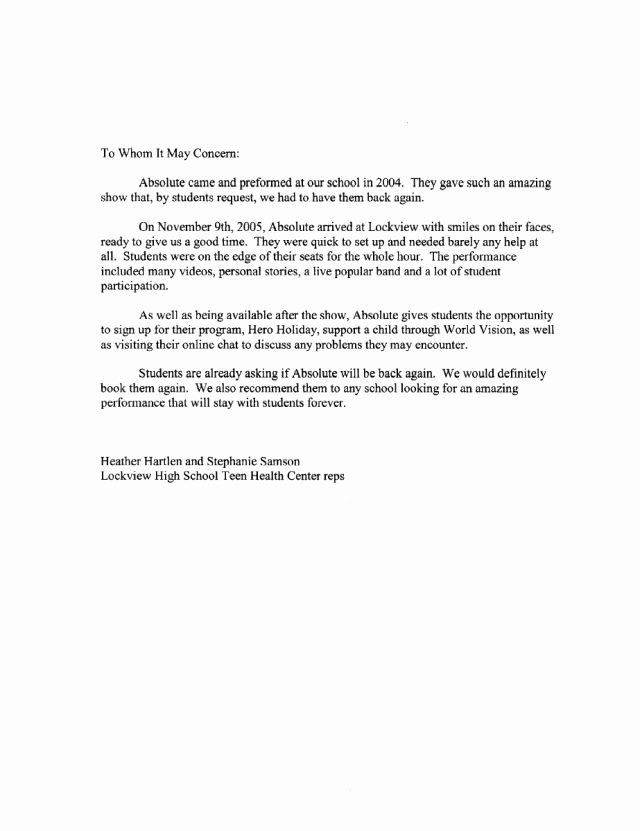 Sample High School Recommendation Letter Beautiful Re Mendation Letter for High School Student