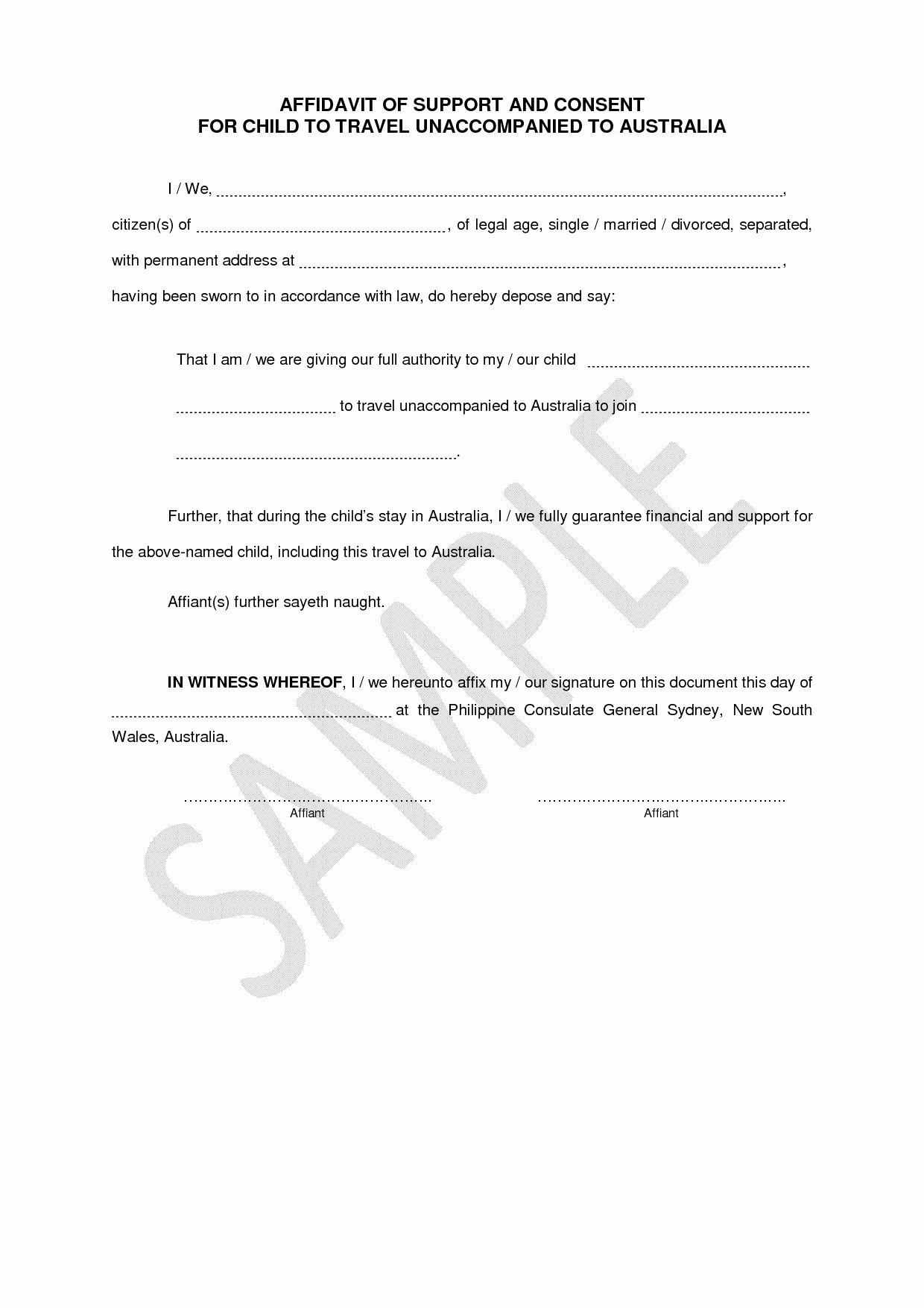 Sample Letter for Immigration Marriage Luxury Sample Affidavit Bona Fide Marriage Letter for