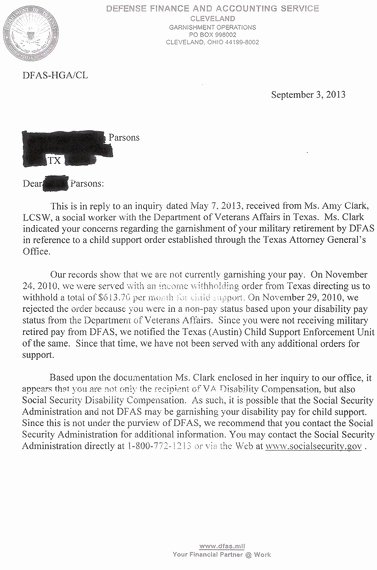 Sample Letter to Va for Disability Inspirational Ssdi Illegally Garnished Veterans Benefits Network