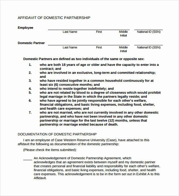 Sample Partnership Agreement California Fresh 13 Domestic Partnership Agreements to Download
