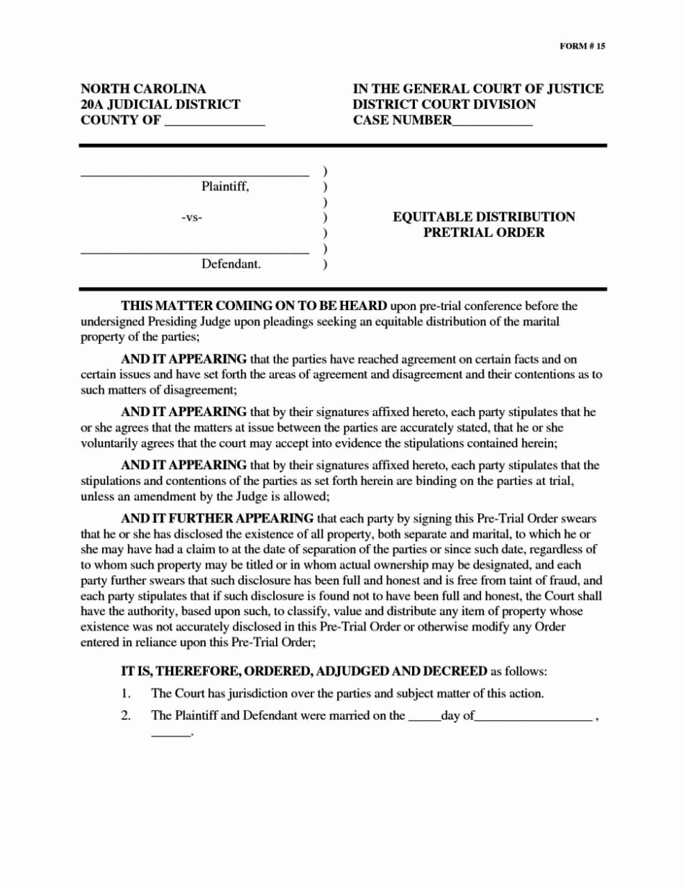 Severance Agreement Over 40 Template New Marriage Separation Agreement Template Free